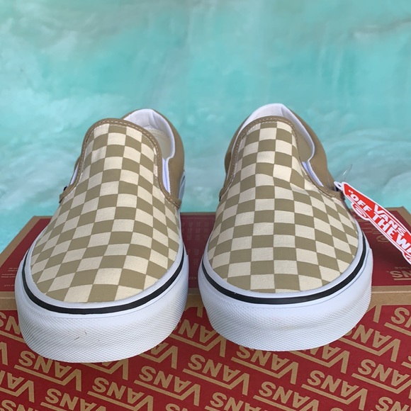 VANS CLASSIC SLIP ON CHEKRBRD Cornstalk/Tr wht men - Picture 8 of 16